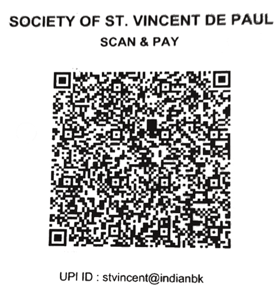 SSVP Donation QR Code - Scan to donate